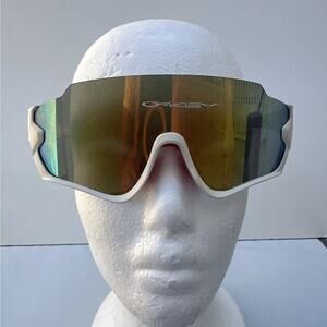 Oakley Radar EV Sunglasses Road Lens White Frame Sport Cycling 1156 Used